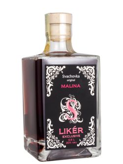 Destilérka Svach (Svachovka) Malina Exklusive likér 20% 0,5l