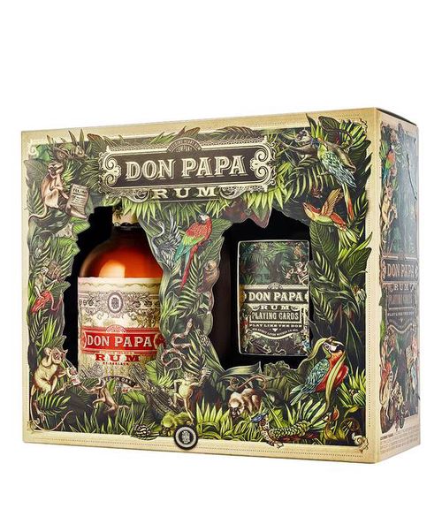 Don Papa Playing Cards Gift Box 40,0% 0,7 l