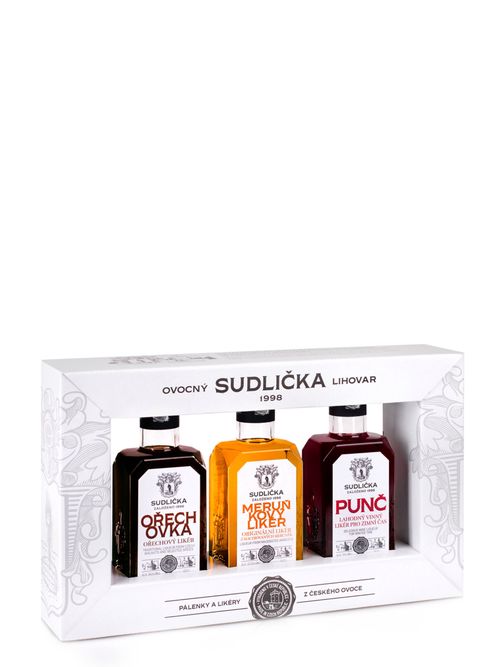 Sudličkova pálenice Sudličkova sada likérů 3 x 0,2l