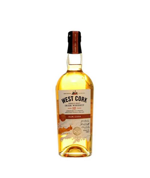 West Cork 12 Y.O. Single Malt Rum Cask Finish 43,0% 0,7 l