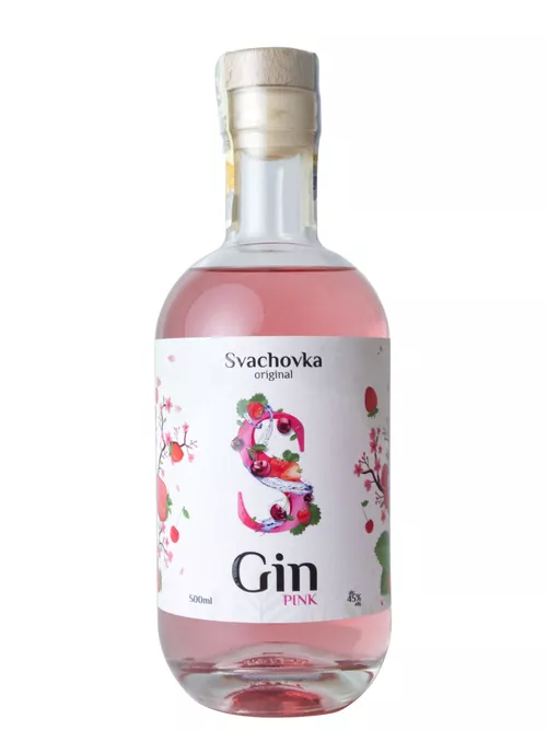 Svachovka Pink Gin 45% 0,5l