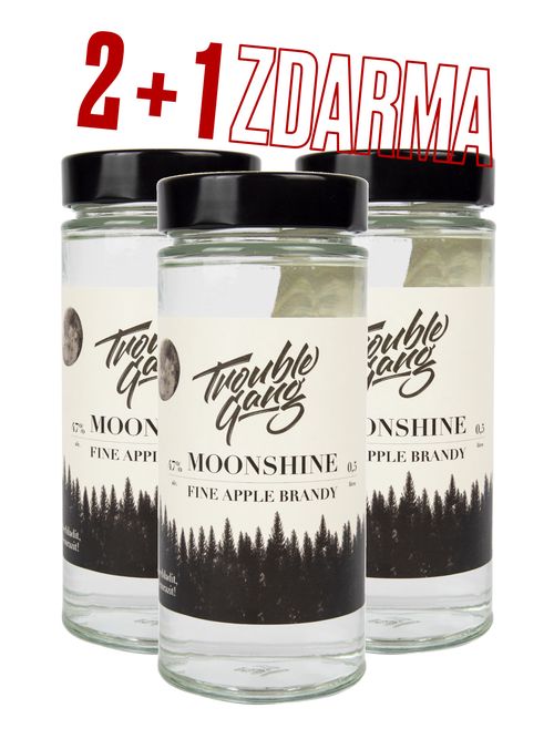 Lihovarek.cz  TroubleGang MOONSHINE 2 + 1 ZDARMA