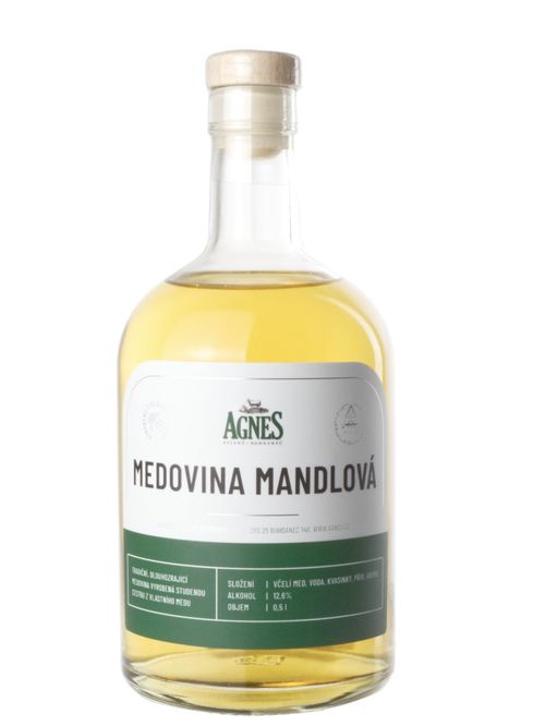 Agnes Zelená Bohdaneč Agnes Medovina mandlová 13,1% 0,5l