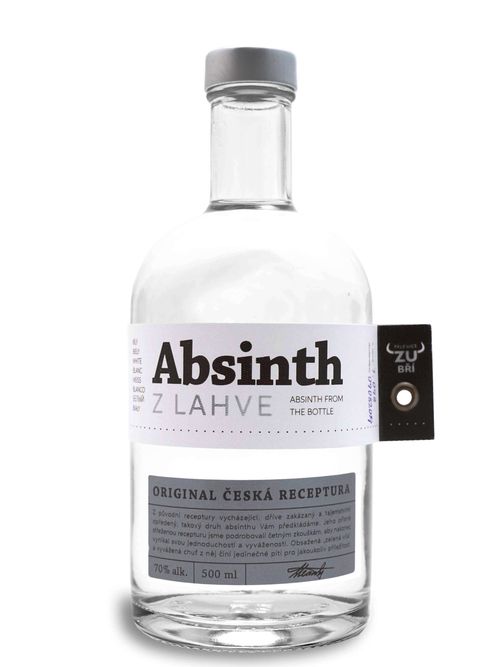 Pálenice Zubří Zubří Absinthe z lahve 70% 0,5l