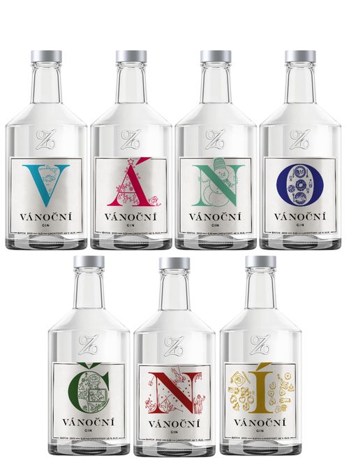 Lihovárek + Žufánek Vánoční gin (komplet sada) 45% 0,5l