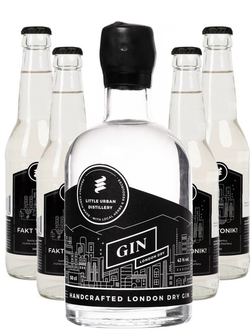 Little Urban Distillery Little Urban London Dry Gin + 4x Fakt toniky ZDARMA