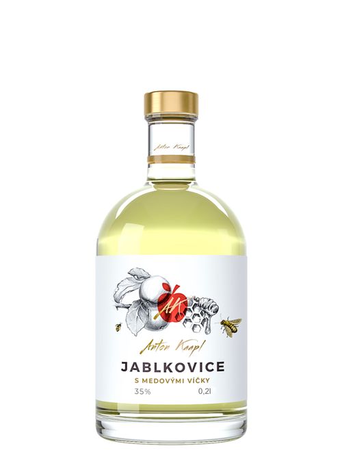 Anton Kaapl Jablkovice s medovými víčky 35% 0,2l