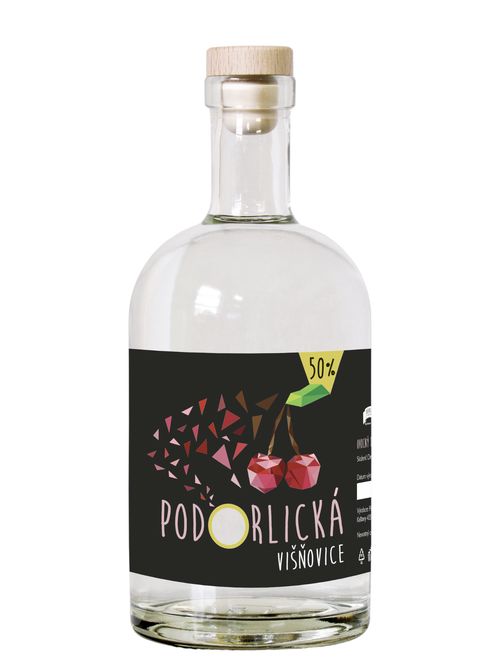 Podorlická palírna Podorlická Višňovice 50% 0,5l