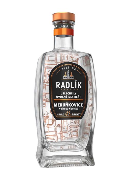 Palírna Radlík Radlík Meruňkovice 45% 0,5l