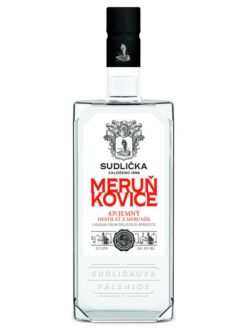 Sudličkova pálenice Sudličkova Meruňkovice 43% 0,7l